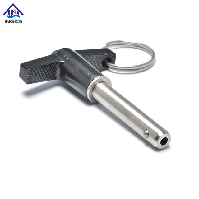 링 버튼 핸들 퀵 rlease ball lock 핀이있는 헤드