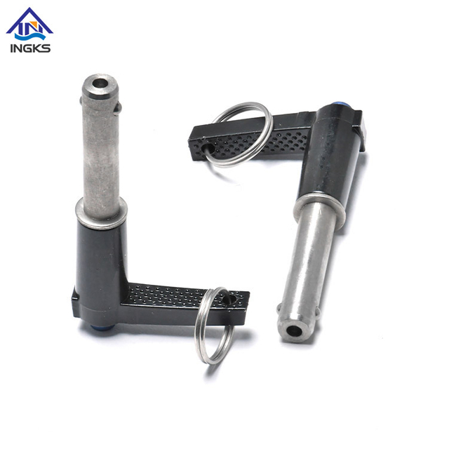 l 링 버튼 핸들 퀵 릴리스 볼 잠금 핀이있는 헤드