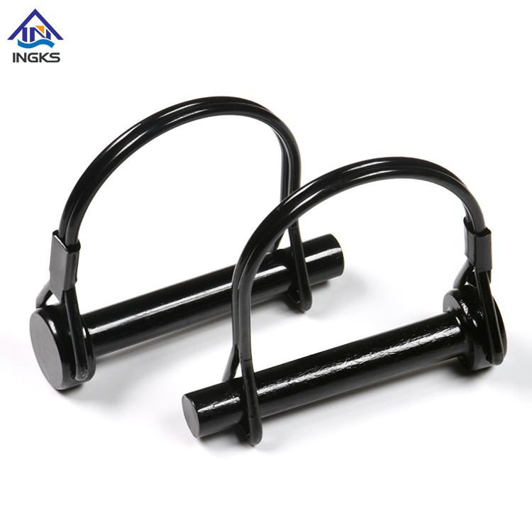 스틸 D 유형 라운드 잠금 핀이있는 이중 와이어